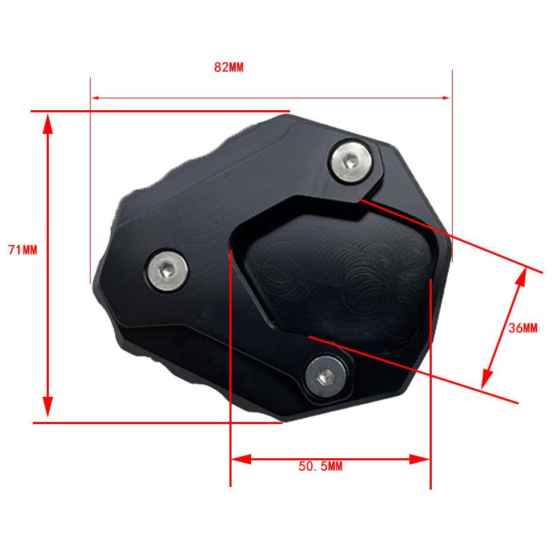 Passend für HONDA CB400X cb 400x 2013-2024 2022 2023 cb400 Motorrad vergrößerter Seitenständer Fuß Seitenständer Verlängerung Stützplatte Pad