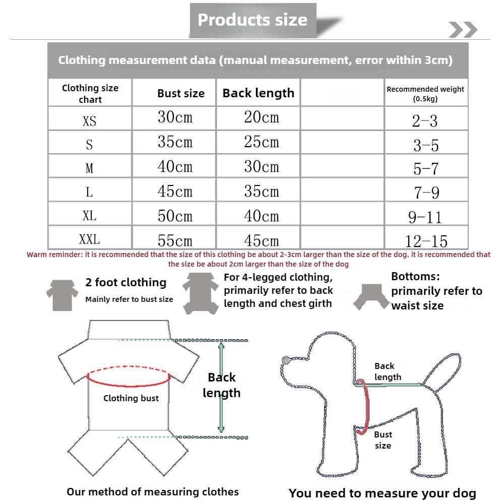Spring/Summer Dog Skirt Cat Pet Clothing Teddy Dou Bi Bear Cat Supplies Dog Clothing Clothing
