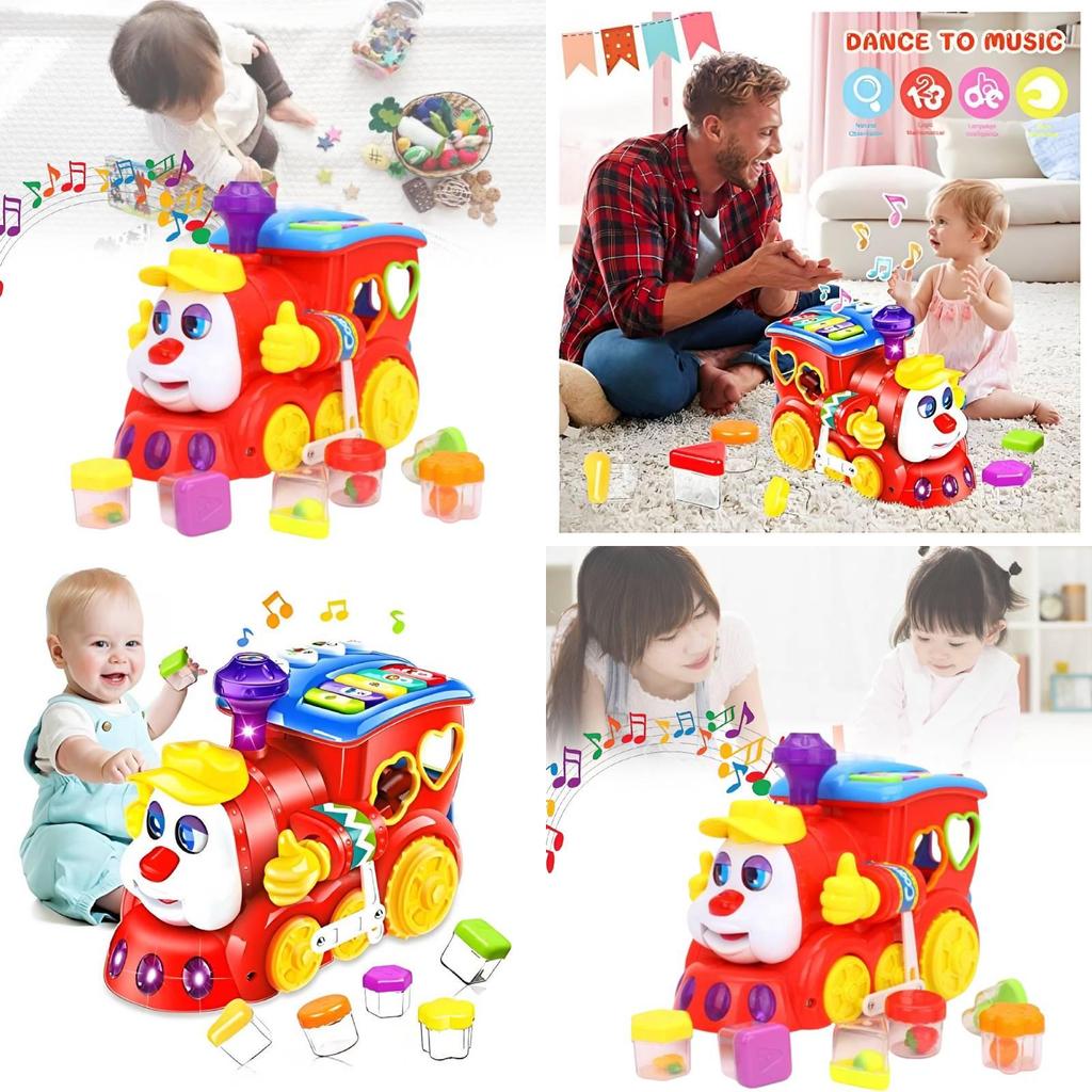 Smart Cartoon Train Educational Interactive Learning Toy For Kids Ages Five To Six With Engaging Fruit Blocks