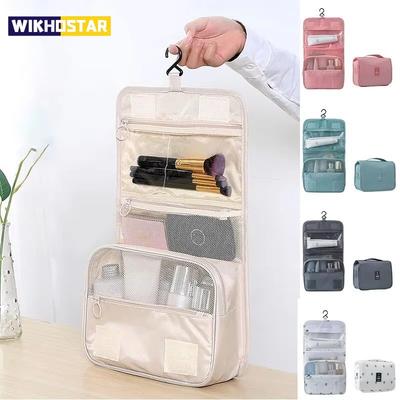 Cosmetics Storage Bag, Travel Multifunctional Makeup Bag Can Be Hung Wash Bag Large Capacity Dry Wet Separation Hand-Held Storag