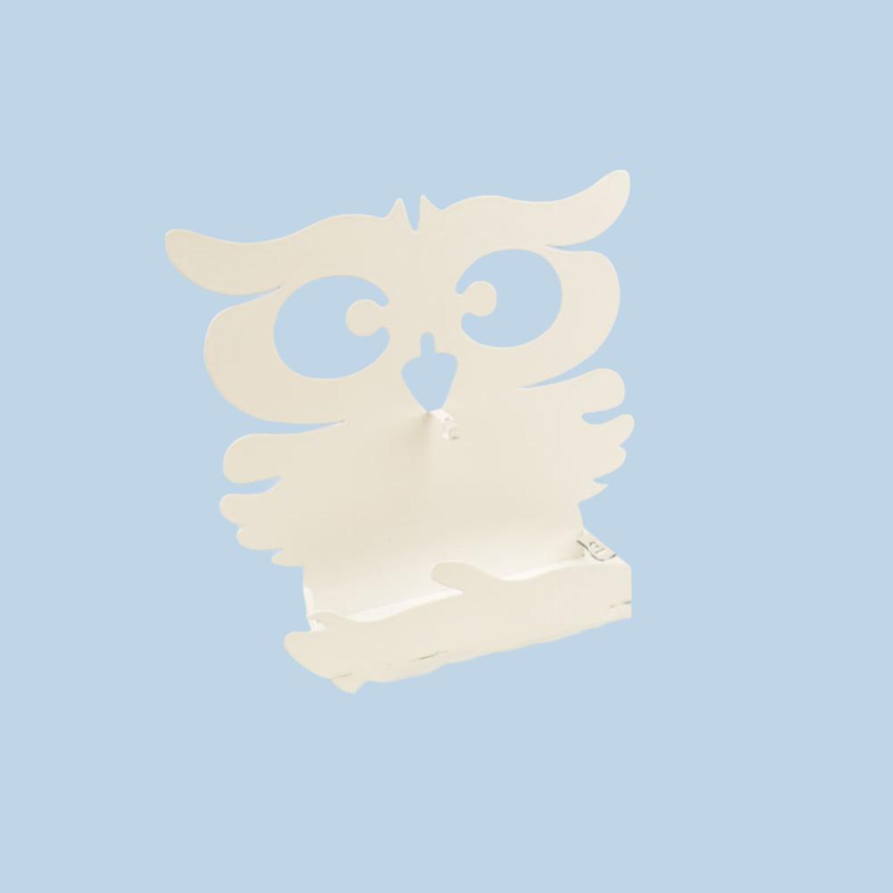 

Тарелка для москитных благовоний в форме совы Держатель для москитных спиралей из нержавеющей стали Вертикальная подставка для спиралей Дом белый