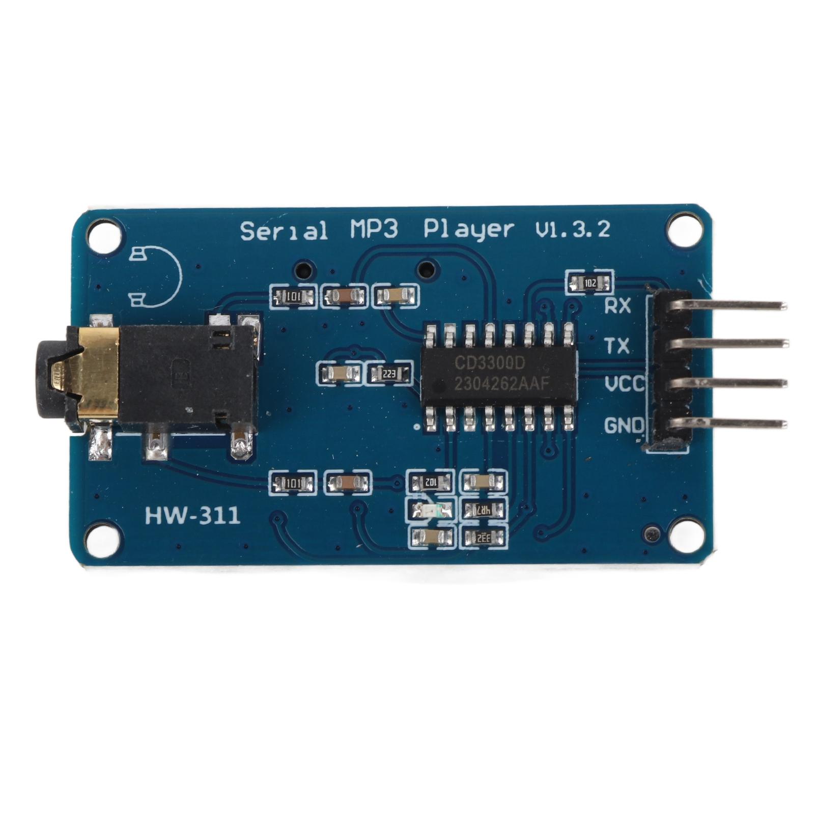 

MP3 Player Module UART Serial Port Control Music Play Board with Memory Card Socket