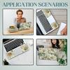 PVC Sticker for Laptop Flower 90~270x120~380mm 3pcs/set