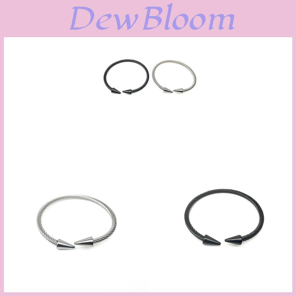 Geometric Stainless Steel Cuff Bracelet With Polished Finish For Men Women