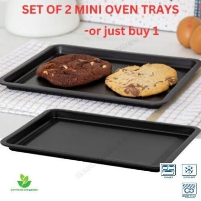 Rectangle Baking Pan Cookie Biscuit Pastry Stainless Steel Baking Oven Tray with Non-Stick Coating for Home and Professional Use