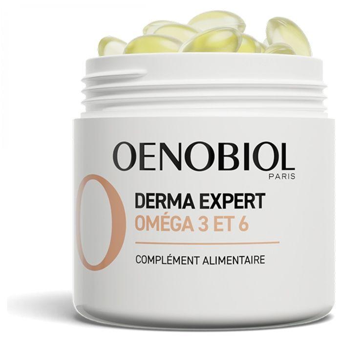 Oenobiol Complément Alimentaire Derma Expert Omega 3 et 6 - 30 Capsules Végétales