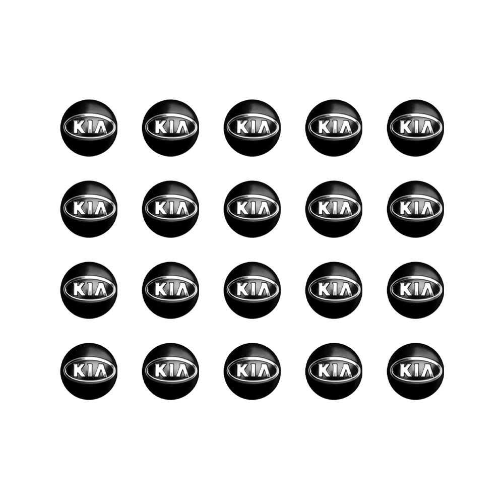 2026 Hot Car Sticker 5/10/20Pcs Car Key Emblem Sticker For KIA Ceed Sportage Rio Proceed K5 Sedona Forte Cerato Venga Remote Con