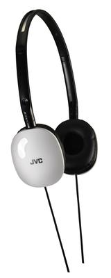 JVC Kenwood White HA-S160-W Closed-Back Headphones, Foldable,