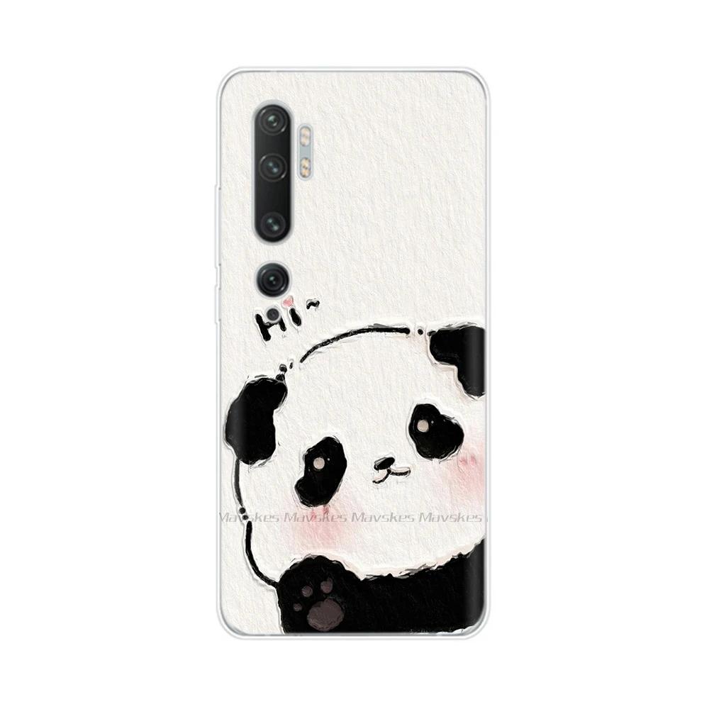 For Xiaomi Mi Note 10 Case Cute Painted Soft Silicone Back Cover For Xiaomi Mi Note10 Pro Lite 10lite Clear Phone Cases Fundas