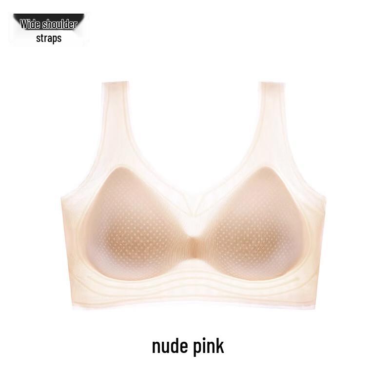 LangSha Women s Ice Silk Wireless Sports Bra B