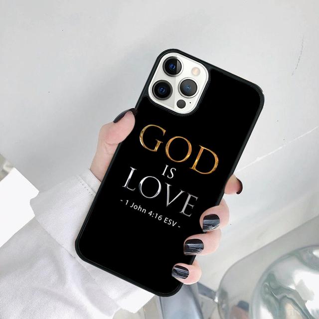 

Verse of The Christian Bible Jesus Phone Case Cover For iPhone 17 Air 16 15 14 SE 11 12 13 Pro MAX Plus iPhone 14