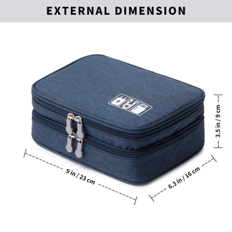 Reinforced Oxfords Cloth Multi Compartment For Electronics Beauty Essential Storage HX6C