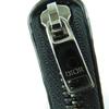 Pristine DIOR Coin Case Zip Coin Case Gravity Leather Black Leather Women 2ESBC316FLG Used
