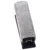 Bling Rhinestone Stapler Black Base Desk Accessory Home Crystal Stapler  Office