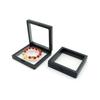 10-Pack Acrylic PE Film Floating Jewelry Display Stand Multi-Color Art Style Holder