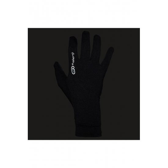 TrailHeads Guanti da donna per touchscreen con guscio riflettente impermeabile, convertibile, nero/corallo brillante, riflettenti, taglia M/L