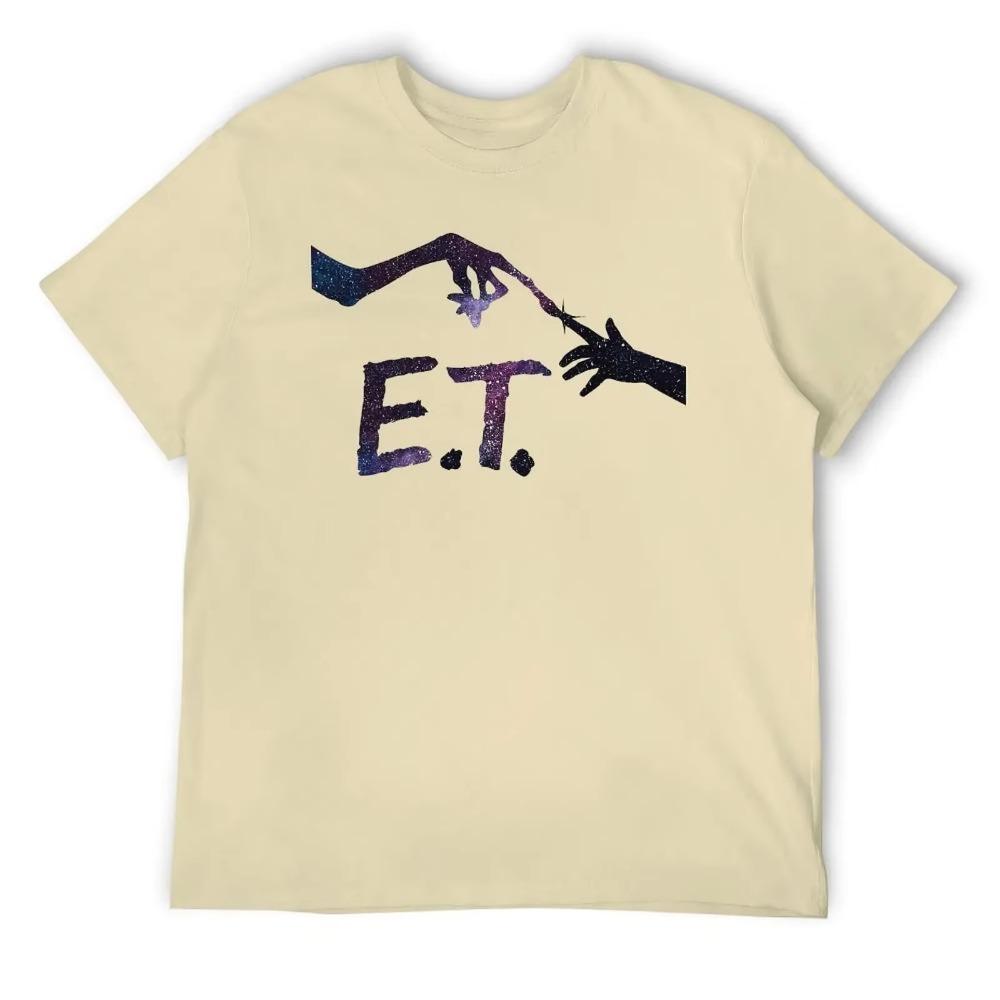 E.T. Movie For Sale T-shirt Round Neck Movement  Cool Top Tee Graphic Fitness USA Size