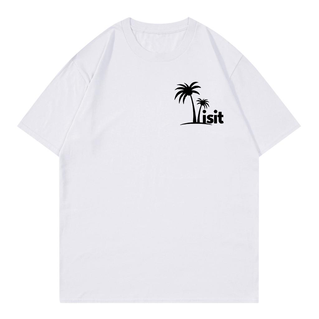 Unisex T-shirt Casual Loose Top Comfortable Round Neck T-shirt