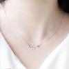 Inlaid Zircon Clavicle Chain Pentagram Shape Choker Necklaces Temperament Clavicle Necklace  Gifts