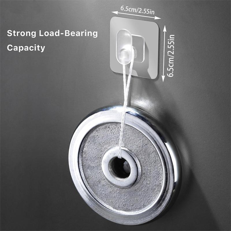 10/20Pcs Extra Large And Thick Strong Adhesive Hooks, Bathroom Towel Hooks, Door Hooks, Waterproof And Traceless Universal Hooks