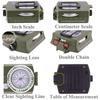 Military Compass, Hiking Compass with Carrying Bag, Professional Multifunction Waterproof and Waterproof Navigation Compass for Camping Hiking Geology