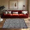 Geometric Pattern Doormat Indoor Outdoor Rug Washable Floor Mat Entrance Carpet Home Decor Modern Abstract Area Rug Non Slip