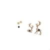 Reindeer Figurine Sculpture Collectible Ornament Tabletop Artwork Deer Statue Home Decor