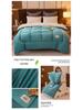 Double-Sided Lambswool Fleece Quilt: Thick, Warm Comforter for Winter, Spring, and Autumn