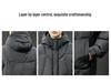 2025 Herren Trendige Weiße Entendaunen Winter Kapuzen Pufferjacke - Lockerer Schnitt, Übergröße