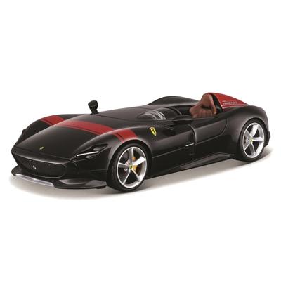 Bburago Scale Ferrari Monza SP1 Black Race Diecast Finished BK 1/24 Car, Model, 18-26027