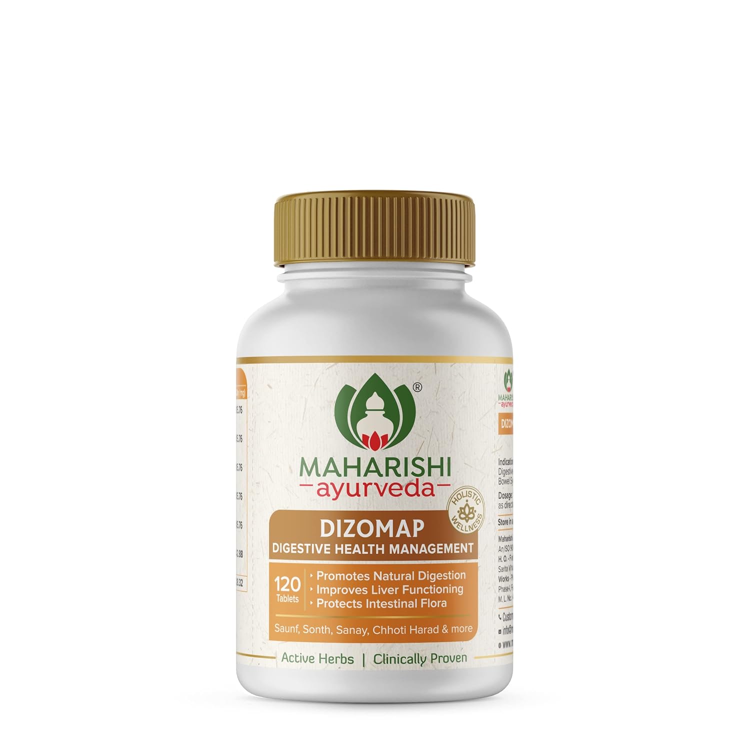 

Maharishi Ayurveda Digestion Tablets Dizomap (120 Tablets )