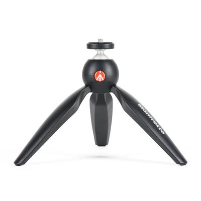 Mini Tripé Manfrotto PIXI para Câmera com Punho de Vídeo Carga de 1kg Feito em Compatível com Câmeras Mirrorless SLR Compactas e Tripé, Preto, Punho, Capacidade,