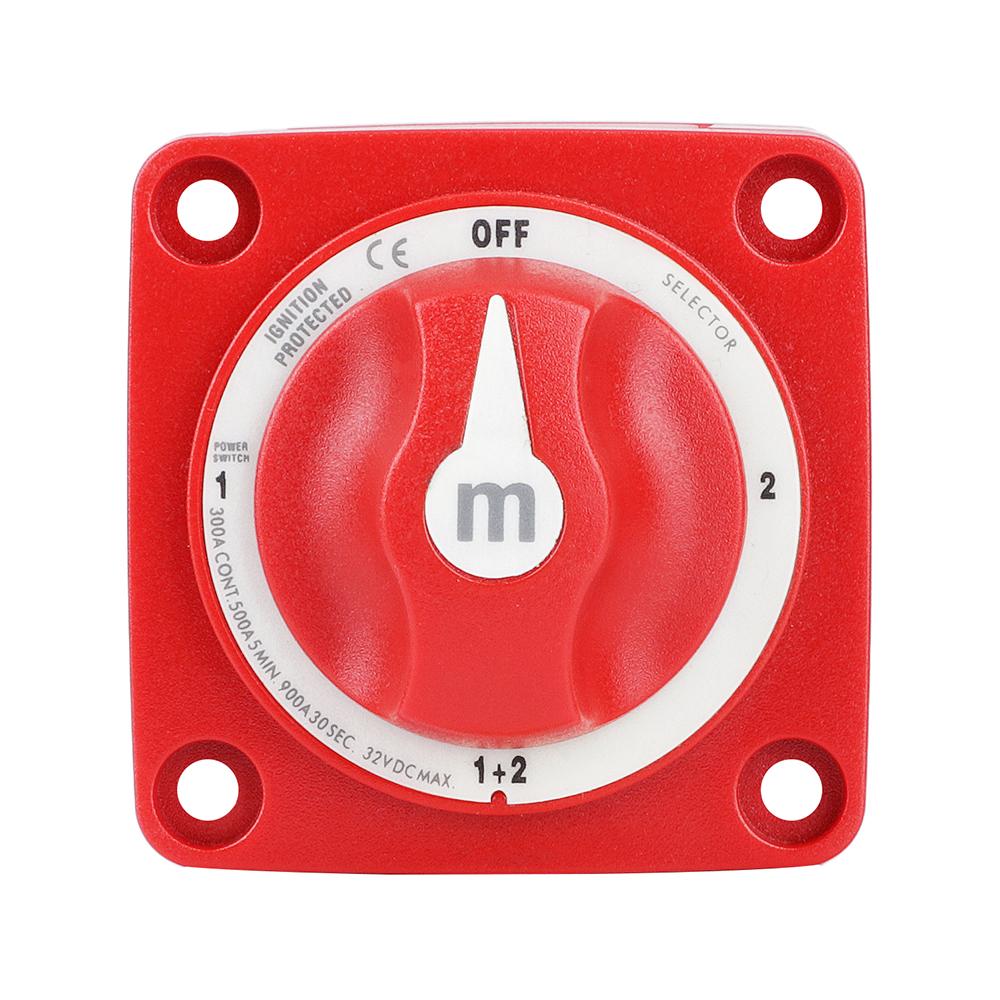

3 4 Position Battery Mass Switch Dual Circuit Cut M-Series Marine Boat 32V 300A Heavy Duty Isolator Disconnect Rotary Switch