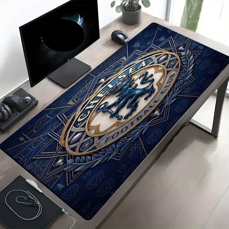 Chelsea Football Club Print Mouse Pad, Anti‑Slip Desktop keyboard Mat, for PC Laptop Gaming Working Daily Use, Cool Festival Surprise Gift