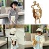 Adorable Korean Style Children's Cute Rabbit Knit Yarn Shoulder Bag For Girls
