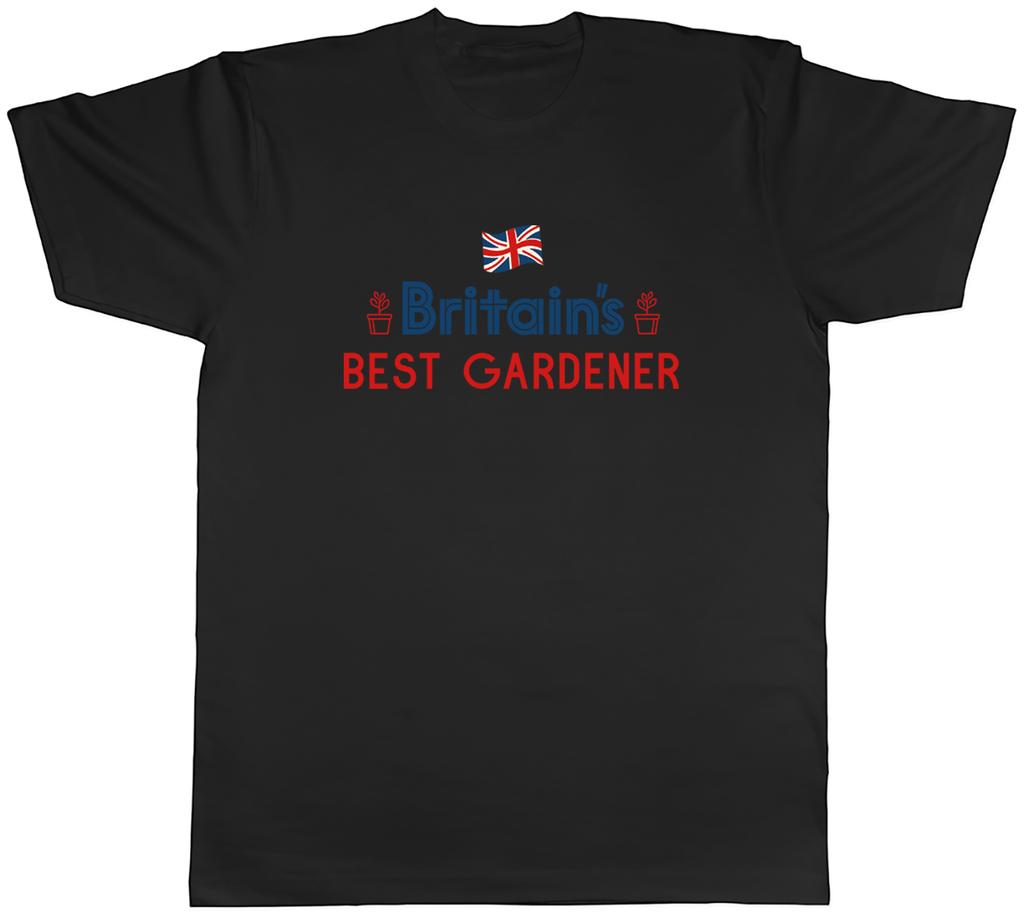 Funny Gardening Unisexs TShirt Britains Best Gardener Garden Tee Gift