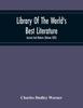 Kniha Library Of The World'S Best Literature : Ancient And Modern (Volume Xxix)