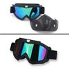Filter Face Shield Head-mounted Anti Dust Chemical Respirator Goggles Gas Mask Protective Glasses