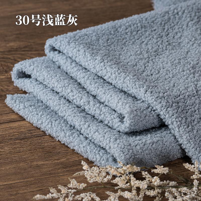 Teddy Plush Fabric Elasticity Soft By The Meter for Toys Pet Nest Cushion Handmade DIY Sewing Faux Lamb Fur Cloth Beige White