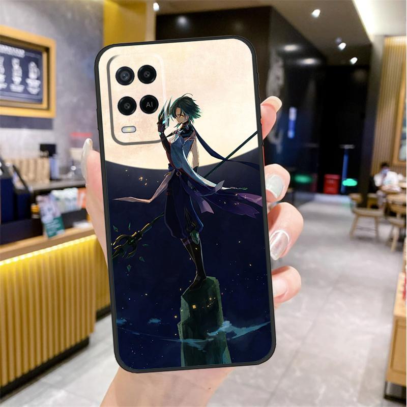 Genshin Impact Xiao Case For Oppo A96 A76 A16 A17 A18 A60 A80 A40 A38 A58 A78 A98 A94 A74 A54 A15 A57 A77 A5 Pro