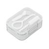 Double Layers Denture Box Braces Storage Box with Teeth Cases Bath Cleaning Case Denture Cleaning Tooth Storage Portable Case