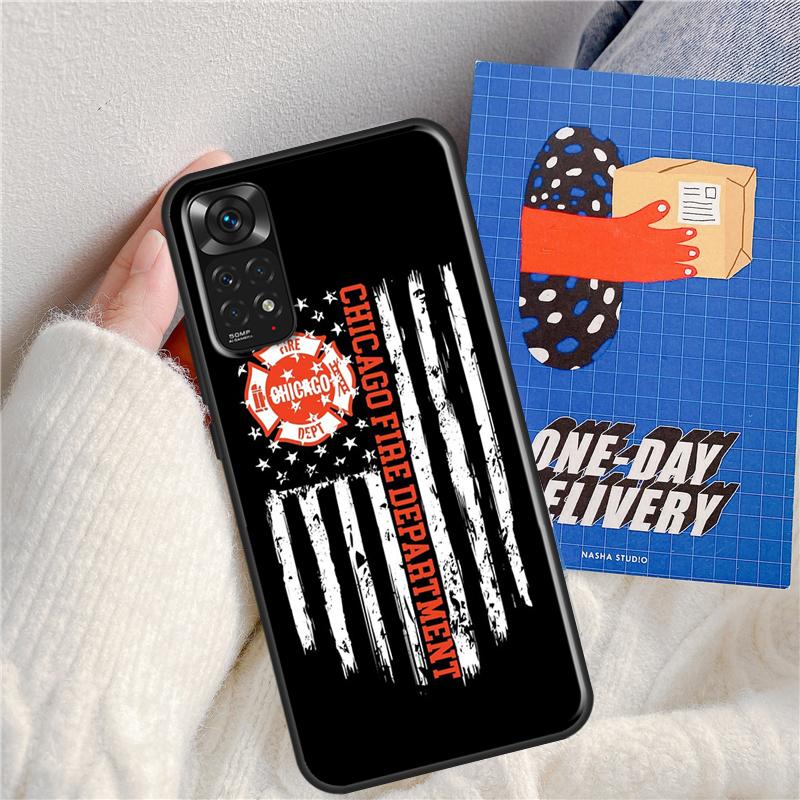 Chicago Fire TV Show Case For Xiaomi Redmi Note 8 9 10 11 12 Pro 8T 9S 10S 11S 12S Redmi 10C 12C 9C 10A Coque
