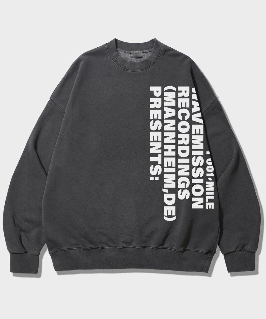 Deomail Wavemission Mile Sweat Mtm_Pigment D.Gray