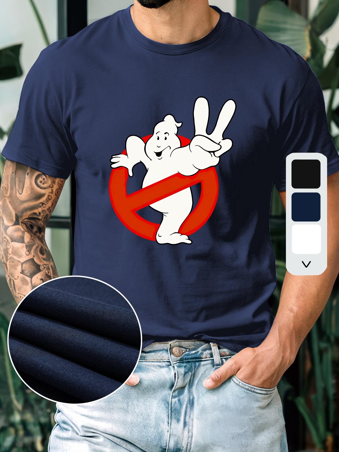 Navy Blue No Symbol Graphic T-shirt - Stretch Knit Fabric Tee for Gym XXL