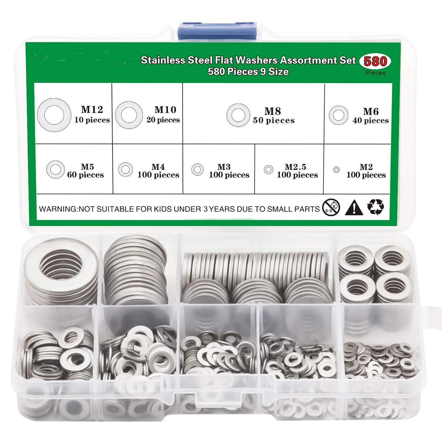 

Cross Washer Set - 1050 Flat, 230 Metal, 580 Spring - Boxed