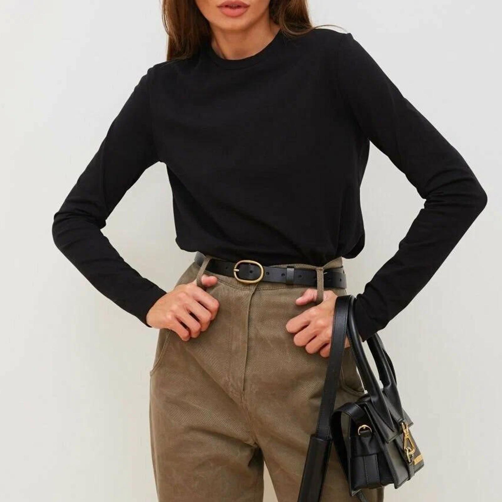 Женские футболки с длинными рукавами — фото 4