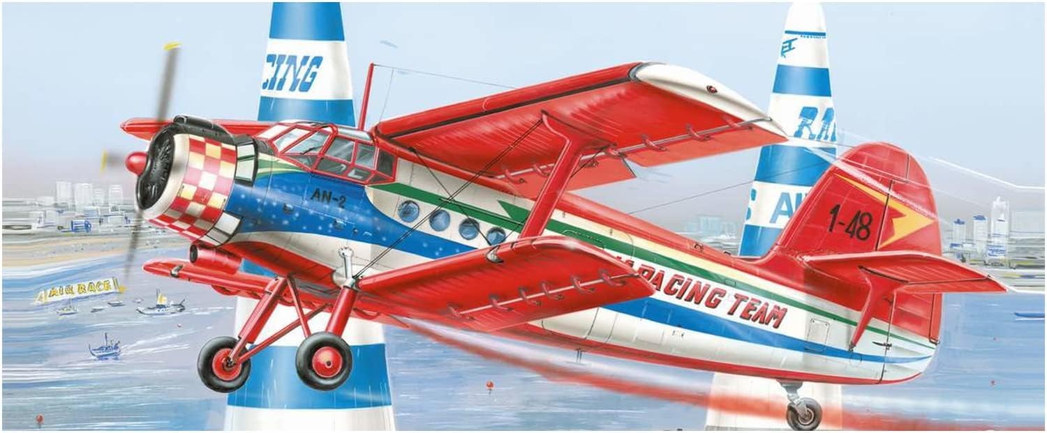 

VALOM Scale Russian Antonov Colt Biplane Annushka Air Race Plastic Model Kit CV48100 1/48 An-2