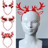 Christmas Reindeer Headband for All Age Party Accessories Deer Horn Hairhoop Festival Hairband Seasonal Costume Headwear
