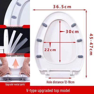 Miling V-shaped Thickened Universal Toilet Seat