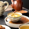 100ml Ru Kiln Bamboo Pu Erh Cup Teacup Master Cup Ceramic Home Single Cup High End Kung Fu Tea Set